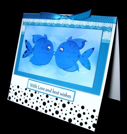 Kissing Fish - with Love and Best Wishes by Dianne Jackson