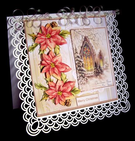 Church Stained Glass Window Card by Dianne Jackson