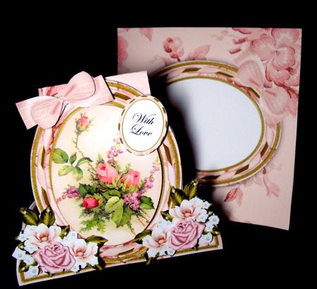 Pretty Pink Rose 8in Envelope Mini Kit by Dianne Jackson