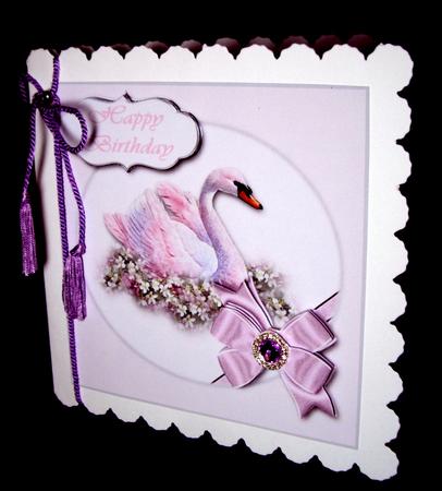 Pink Swan Topper by Dianne Jackson