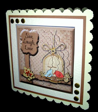 Song Birds Petal Stacker Card by Dianne Jackson