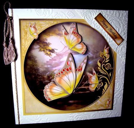 Shimmering Sunset Butterflies Mini Kit by Dianne Jackson