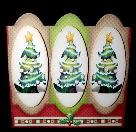 Christmas Tree Card 5.5 x 5.5 by Dianne Jackson