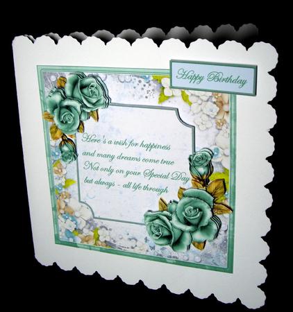 Special Day Rose Card and Decoupage by Dianne Jackson