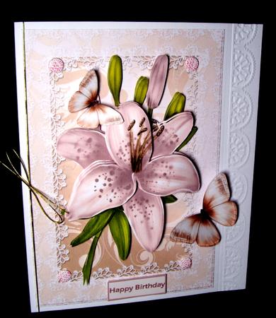Quick Mini Kit Pink Lilies by Dianne Jackson