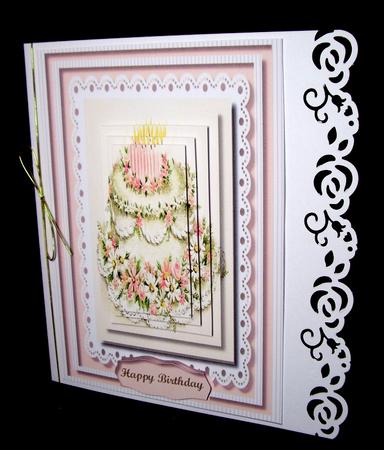 Beautiful Birthday Cake for Someone Special , Pyramid by Dianne Jackson