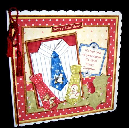 Christmas Time for Ties 8x8 Mini Kit for Men by Dianne Jackson