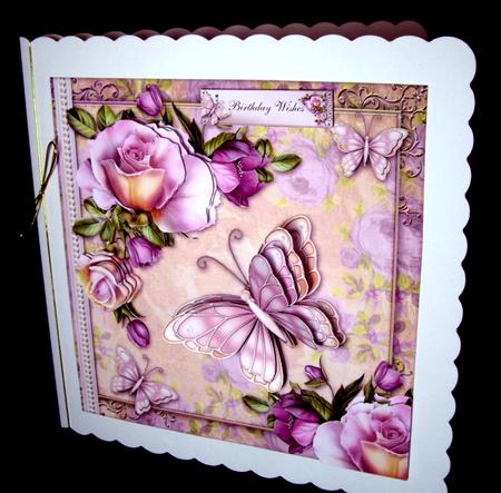 Lilac Scented Roses 8x8 Mini Kit by Dianne Jackson