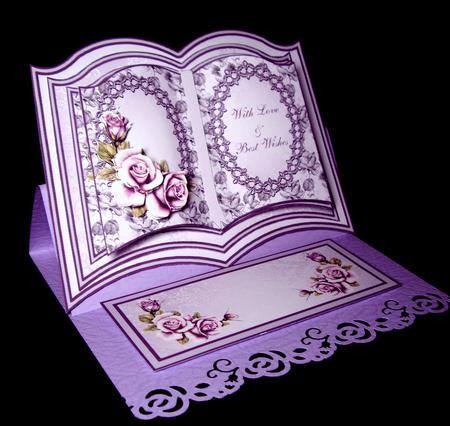 Lilac Roses Easel Book by Dianne Jackson