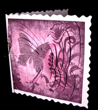 Butterfly Grunge Shaped Pyramid by Dianne Jackson