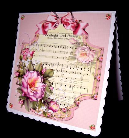 8x8 Moonlight and Roses by Dianne Jackson