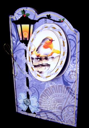 Blue Robin 3D Opening Sign Card Mini Kit by Dianne Jackson