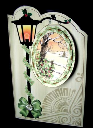 Winter Tale 3D Opening Sign Card Mini Kit by Dianne Jackson