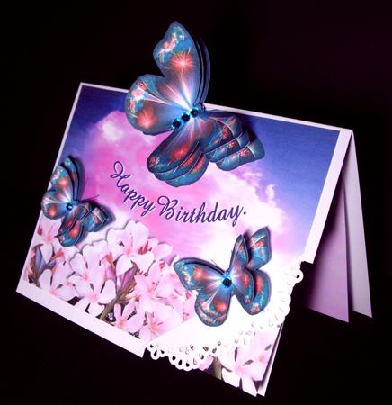 Birthday Wishes with Butterfly Love by Dianne Jackson