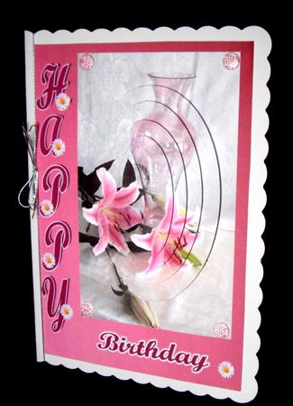 Pink Birthday Flowers for You by Dianne Jackson