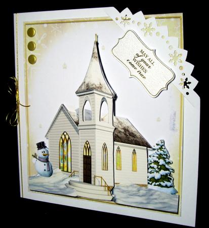 Beautiful Church 8x8 Mini Kit by Dianne Jackson