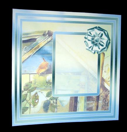 Vintage Birds on the Garden Matching 8in x 8in Insert Plate by Dianne Jackson