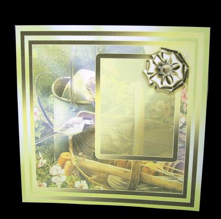 Vintage Birds in the Garden Matching 8in x 8in Insert Plate by Dianne Jackson