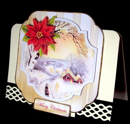 Sledge Ride and Poinsettia by Dianne Jackson