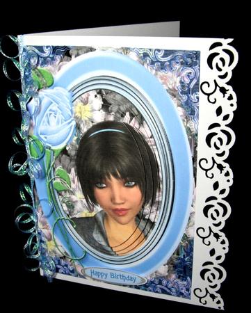 Pretty as a Picture - 6 Layer Oval Pyramid Mini Kit by Dianne Jackson