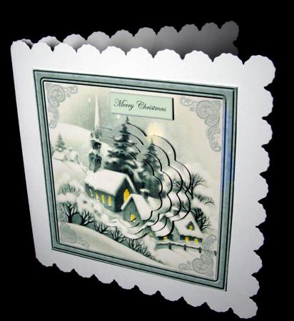 Church in the Hamlet Card and Petal Stacker by Dianne Jackson
