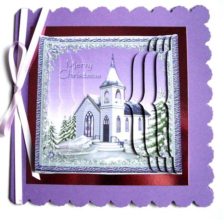 Church View Double Side Stacker Card Front by Dianne Jackson