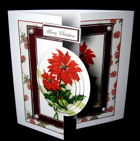 Flowers for Christmas with Oval Pyramid Layers by Dianne Jackson