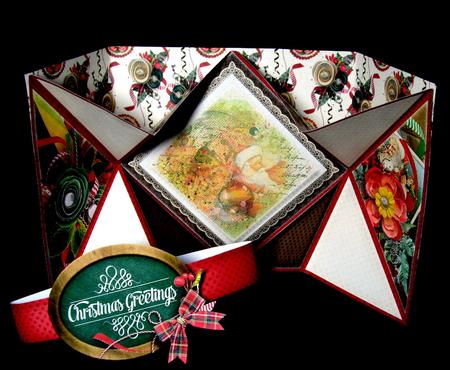 Pop Out Card Traditionally Christmas by Dianne Jackson