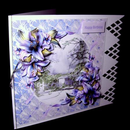 Garden Haven Card with Decoupage by Dianne Jackson