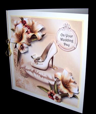 Lovely Ivory Lilies Wedding Shoe by Dianne Jackson
