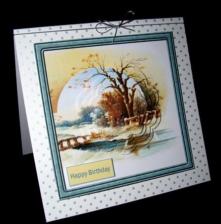 The Lake Side Petal Stacker Card by Dianne Jackson