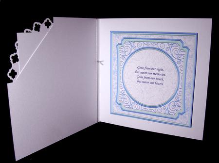 Tranquil Sea Sympathy Insert by Dianne Jackson