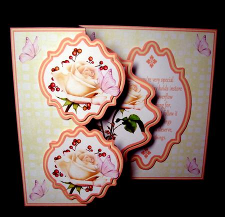 Fold Back-pop-up - Roseberry Fancy by Dianne Jackson