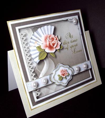 Time of Loss Sympathy Card Topper 2 by Dianne Jackson