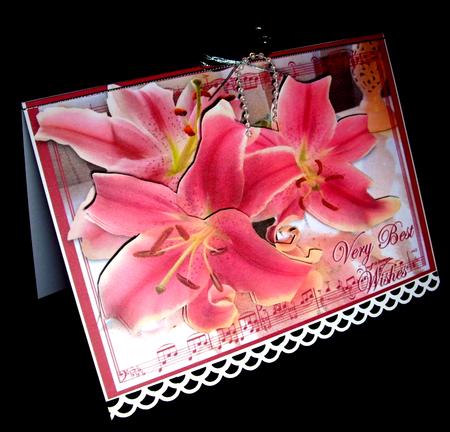 Best Wishes Lilies by Dianne Jackson