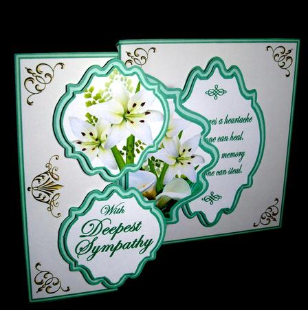 Fold Back Pop-up - Deepest Sympathy by Dianne Jackson