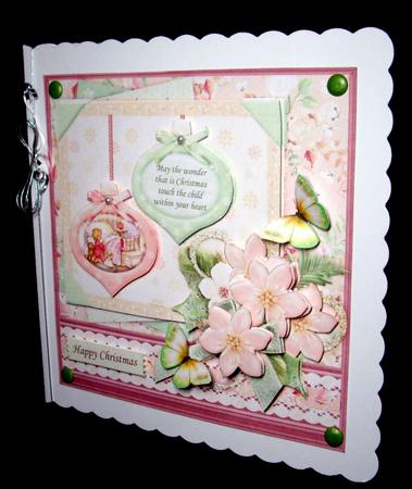 Shabby Chic Baubles 8x8 Christmas Mini Kit & Decoupage by Dianne Jackson
