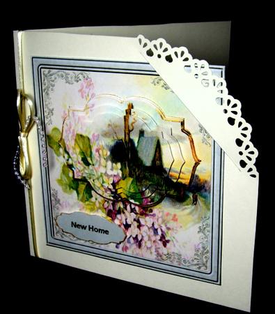 Country Home Card with Shaped Layers by Dianne Jackson