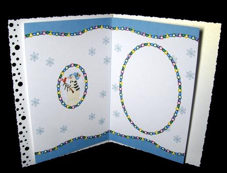 Snowman & Robin Insert by Dianne Jackson