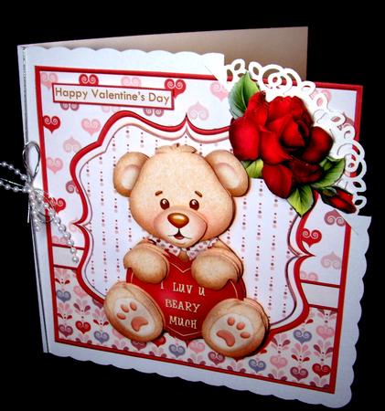 Luv U Beary Much 8x8 Mini Kit & Decoupage by Dianne Jackson