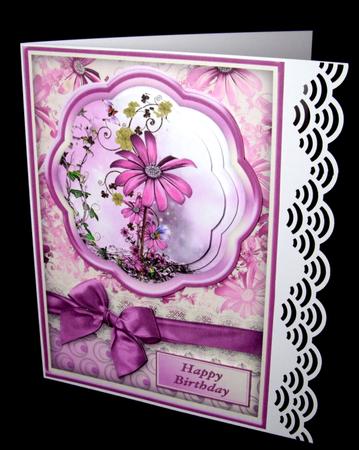 Daisy Delight Petal Pyramid Card by Dianne Jackson