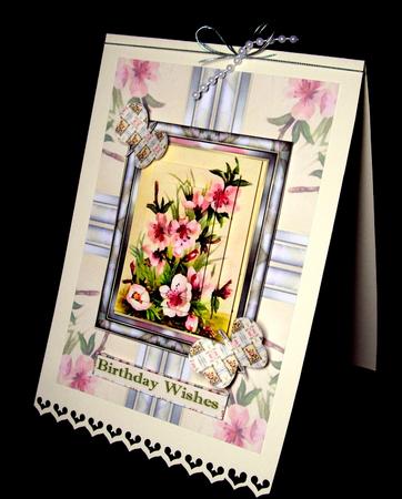 Vintage Flower Card by Dianne Jackson