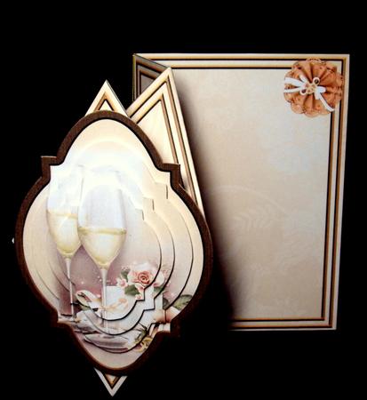 Wedding Diamond Foldback Card Kit by Dianne Jackson