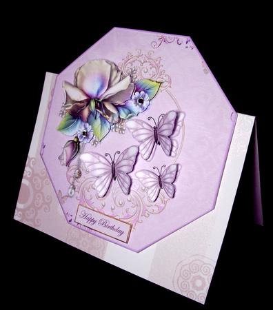 Octagonal Floral Toppers by Dianne Jackson