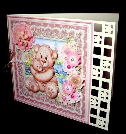 Mummy Hugs 8x8 Card Topper & Decoupage by Dianne Jackson