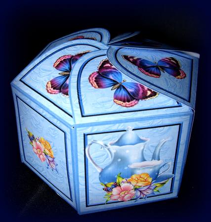 Blue Tea Hex Box Mini Kit by Dianne Jackson