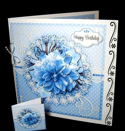 8x8 Bouquet & Lace a Touch of Elegance Mini Kit 3D Decoupage by Dianne Jackson