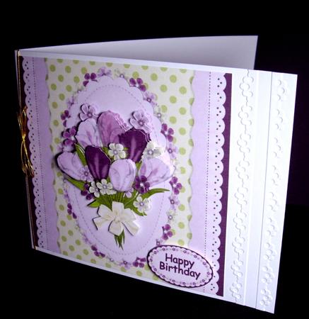 Purple & Lilac Bouquet by Dianne Jackson