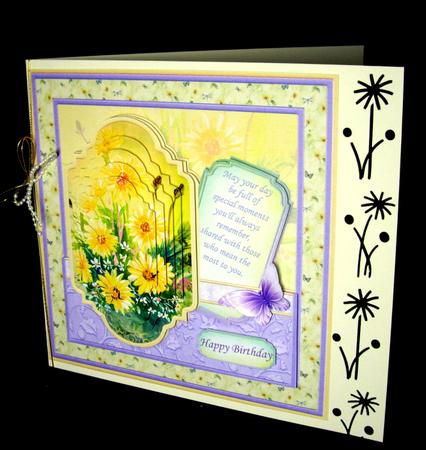 Spring Bouquet 8x8 Mini Kit & Pyramage by Dianne Jackson