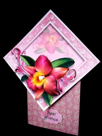 Beautiful Pink Romantic Orchid 8x8 Quick Topper by Dianne Jackson